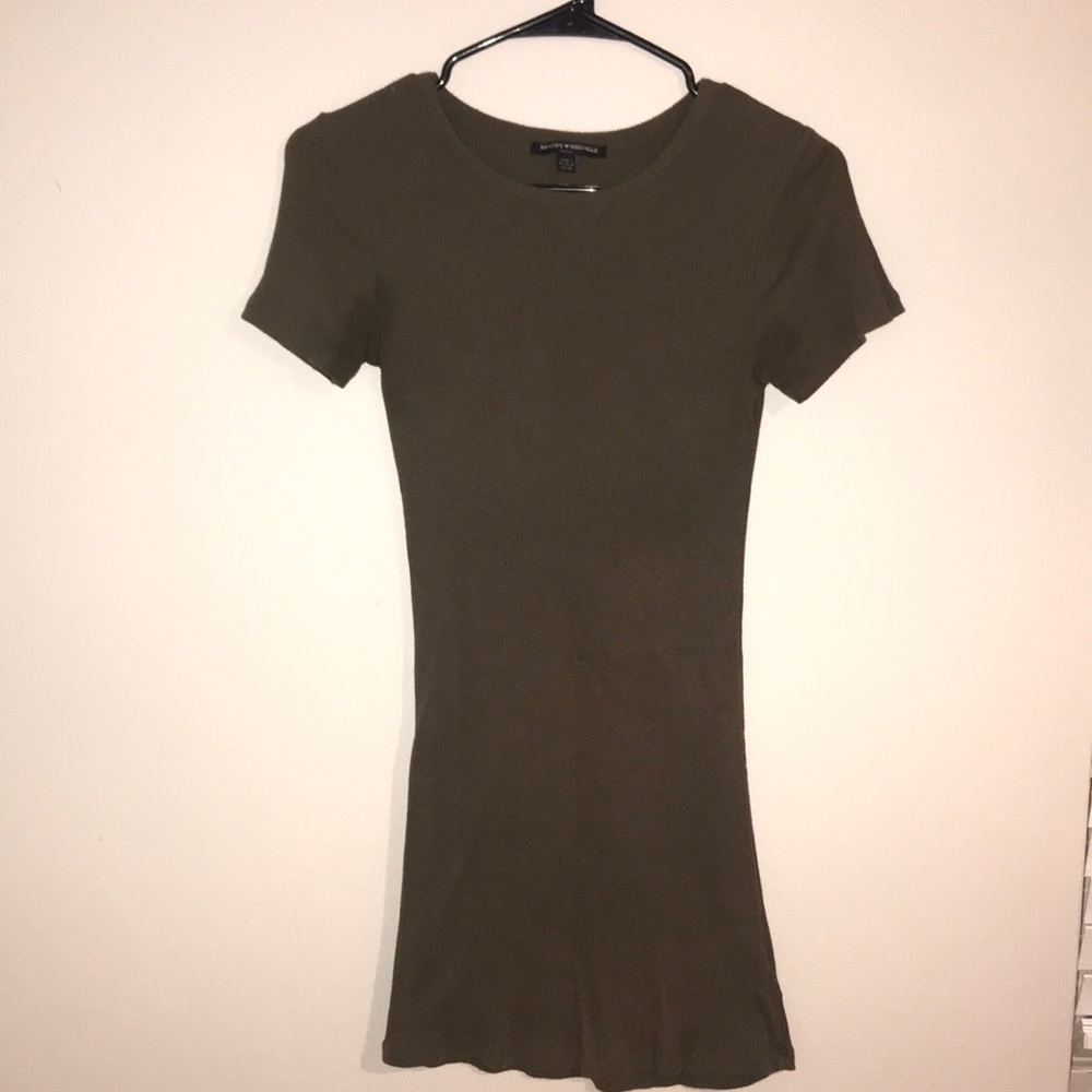 Olive green dress!
